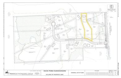 Duck Pond Lot Plat - Highlighted