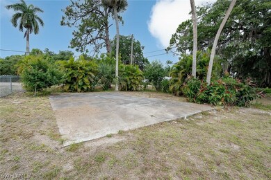 Concrete parking pad already in place