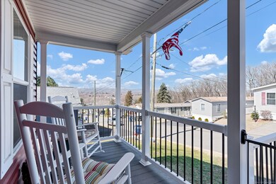 Fantastic front porch with glorious views during a