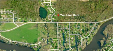 A few steps away from river front walking and bike