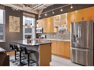 Kitchen is spacious and filled with light