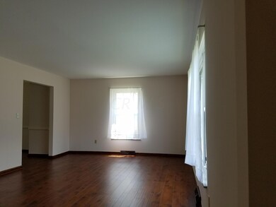 Living room into dining room