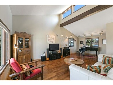 Moving inside, here is the main level living room 