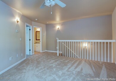 upstairs