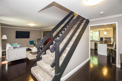 Stairs to upper rooms
