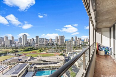 Stunning glimpse of Waikiki. Enhanced.