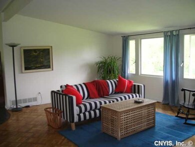 Living Room Clean contemporary lines and oversized