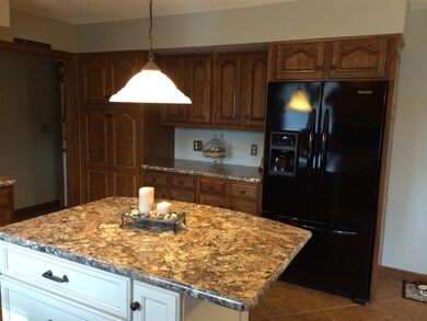 Beautiful kitchen island.