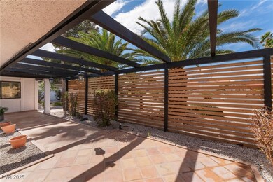 View of patio featuring a pergola