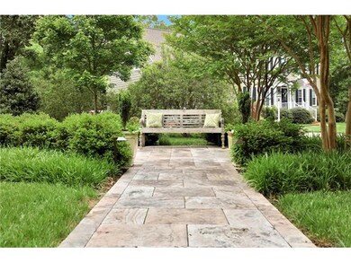 Italian Travertine Stone Front Walk.