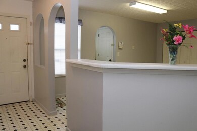 Foyer opens to the kitchen