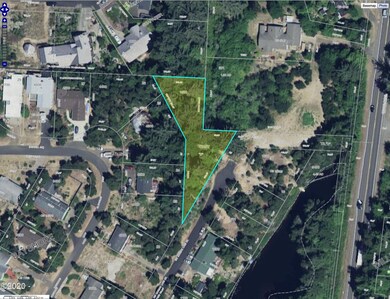 Aerial photo with map lines