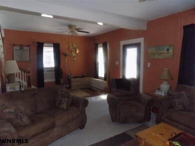 Large living room with large windows
