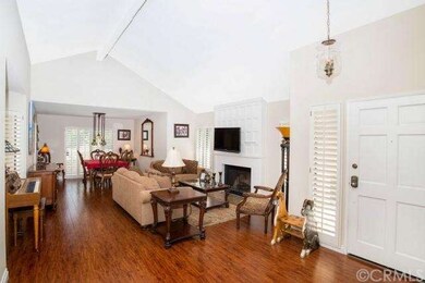 Open floor plan with lots of light, vaulted ceilin