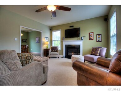 Large Spacious Living Room with Marble Surround Ga