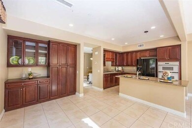 Dining area is large with beautiful built-in displ