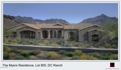 Conceptual Rendering of Home Plan on Lot