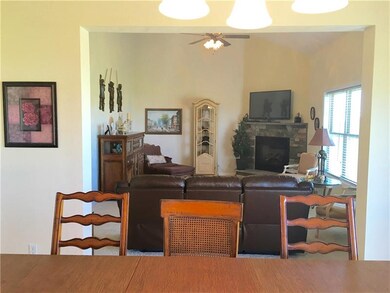 A view into the Living Room from the Dining Room -