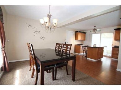 Formal dining room area