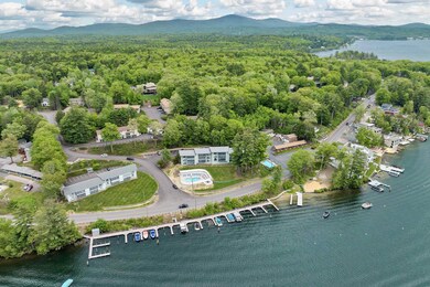 Day Docks on left, Association Private Beach on ri