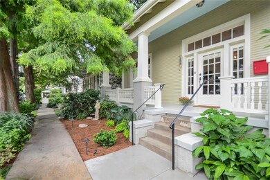 TREE LINED STREET VIEW