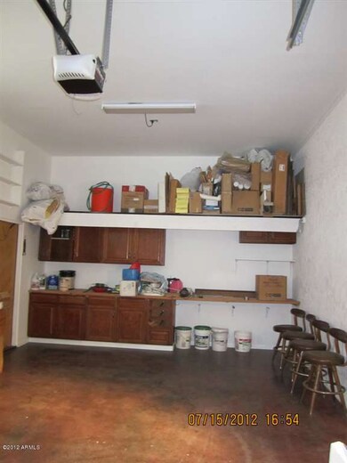 High ceilings in garage