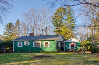 View of the back of the home from the large backya