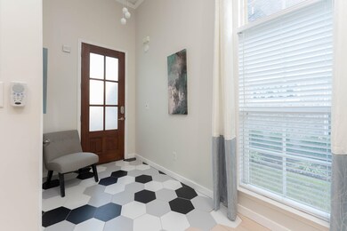 Front entry with new tile flooring