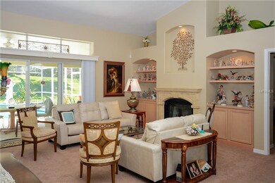 Family Room with Fireplace and Built-In's