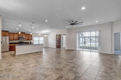 Kitchen-family room combo