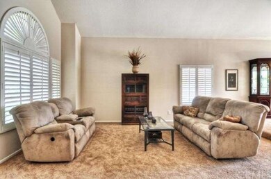 Living Room With Plantation Shutters.