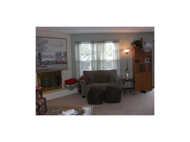 Living room with fireplace