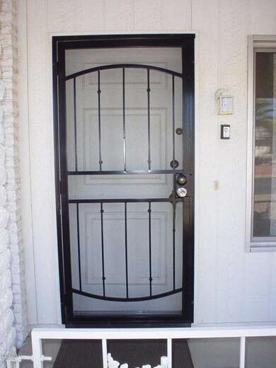 Screened Security Door