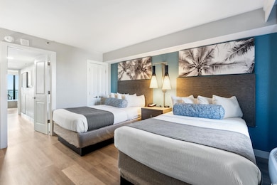 Bedroom featuring hardwood / wood-style flooring