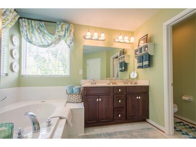 Master bathroom, shower is out of view