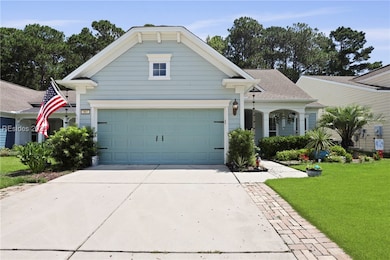 Brick paver widened driveway