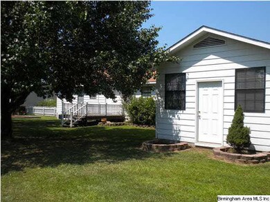 Private back entrance to 