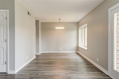 dining room, look at the light! Kitchen entry to t