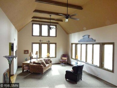 Beautiful natural light and the cathedral ceiling 