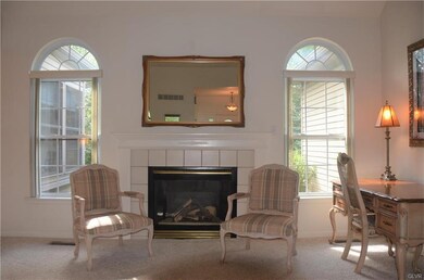 Gas Fireplace with Tile surround