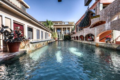 Pool area for tenants. Enjoy swimming laps for exe