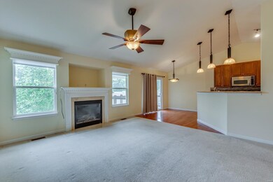 Kitchen with Upgraded lighting fixtures