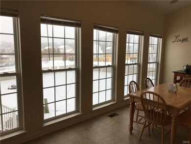 View from kitchen/morning room into the large fenc