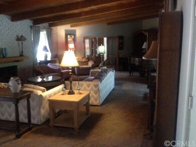 Large living room with fireplace