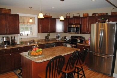 Beautiful Cherry cabinets, stainless...