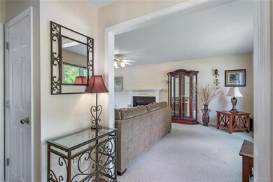 View of Family Room from Foyer