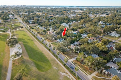 Right across from golf course