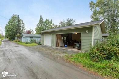Alley access to garage