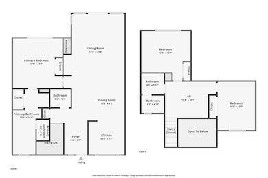 Eagle Crest TH 1871 SQFT Floor Plan