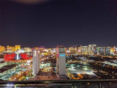 Magnificent evening view of The Fabulous Strip fro